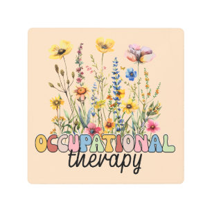 Occupational Therapy COTA Physical Therapist Metal Print