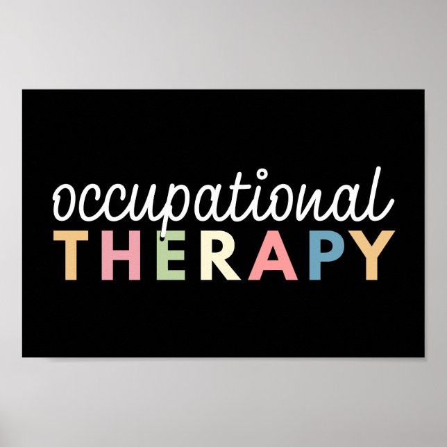 Occupational Therapy COTA Therapist Poster (Front)