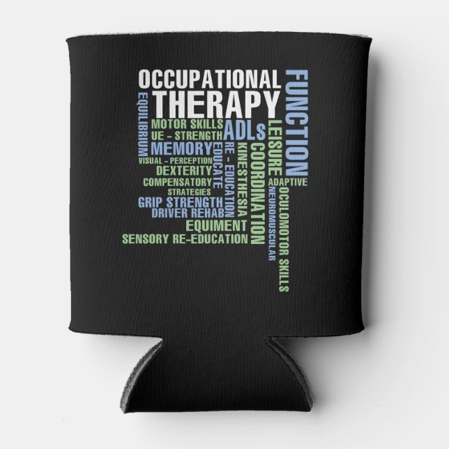 Occupational Therapy for OT Month Can Cooler (Front)
