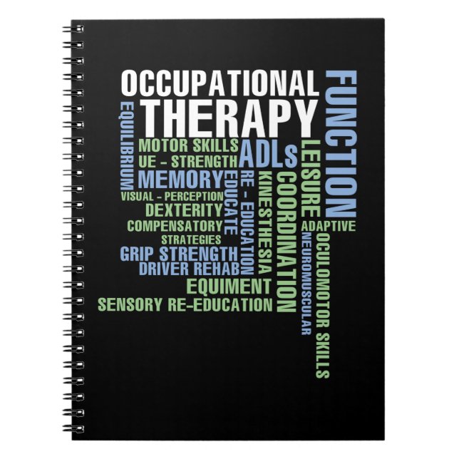Occupational Therapy for OT Month Notebook (Front)
