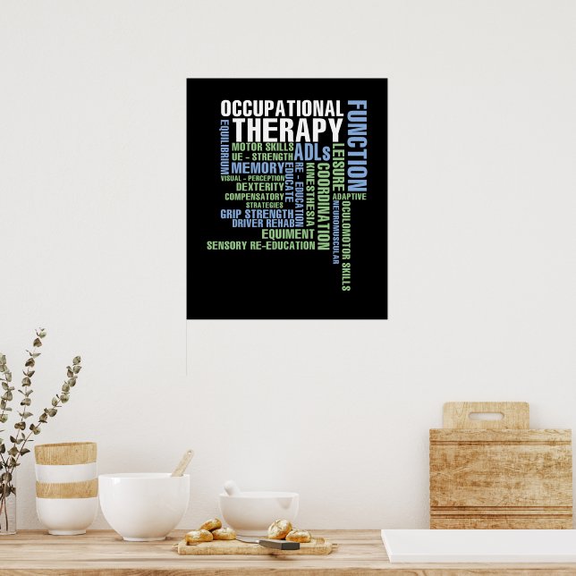 Occupational Therapy for OT Month Poster | Zazzle occupational-therapy-for-ot-month-poster-zazzle