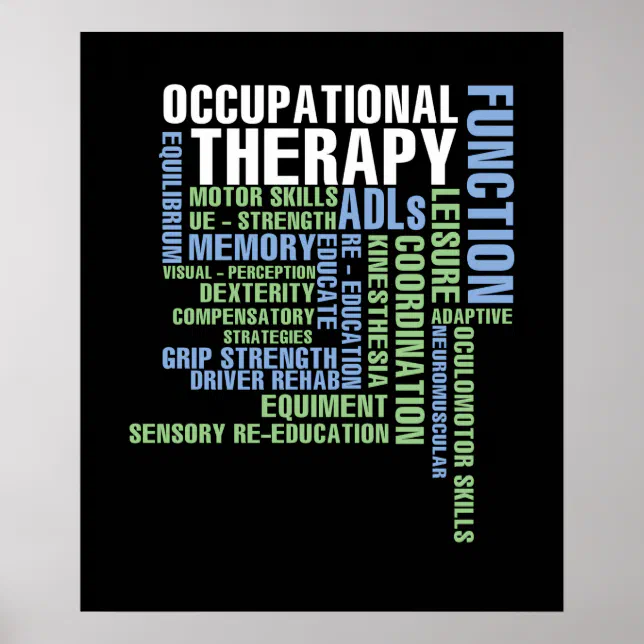 Occupational Therapy for OT Month Poster | Zazzle occupational-therapy-for-ot-month-poster-zazzle
