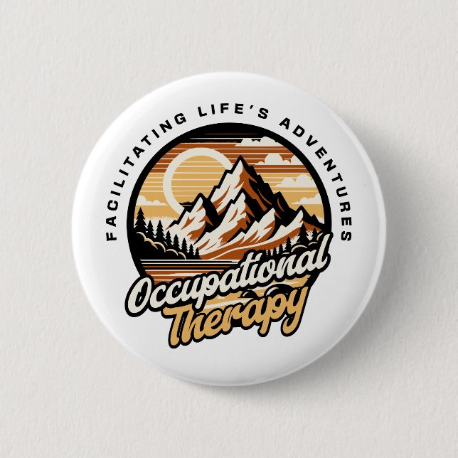Occupational Therapy Funny  Button (Front)