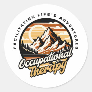 Occupational Therapy Funny  Classic Round Sticker