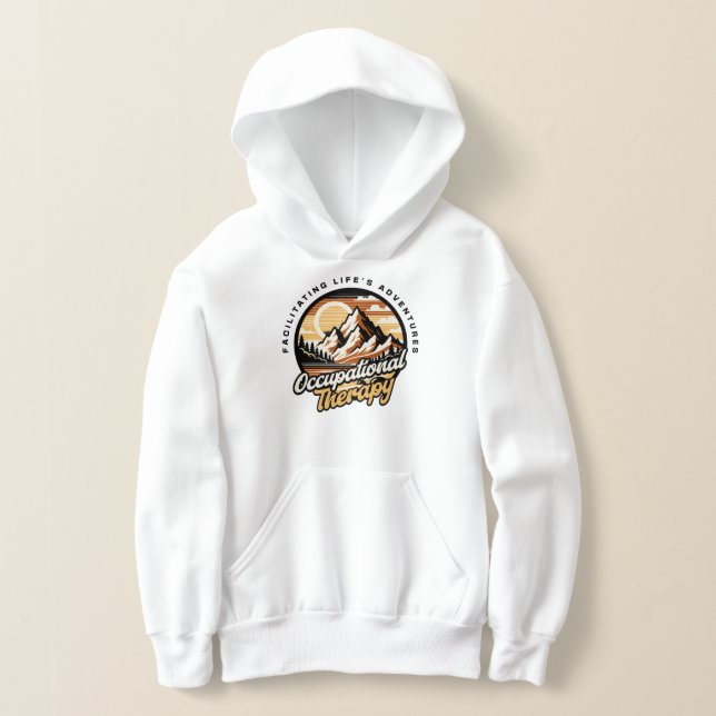 Occupational Therapy Funny  Hoodie (Laydown)