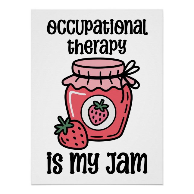 Occupational Therapy Funny Quote Poster (Front)