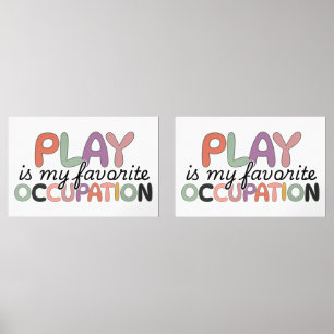 Occupational Therapy Funny Quote Wall Art Sets