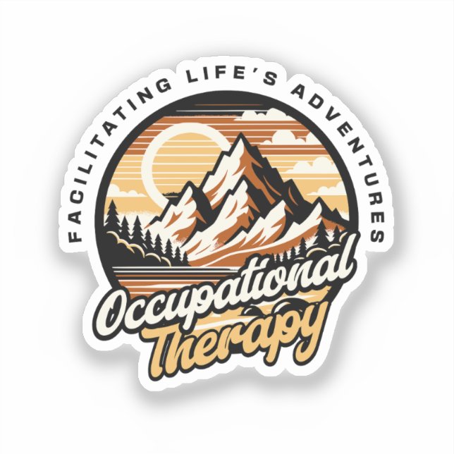 Occupational Therapy Funny  Sticker (Front)