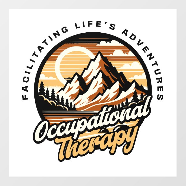Occupational Therapy Funny  Wall Decal (Front)