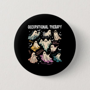 Occupational Therapy Ghost Special Edu Autism Awar Button