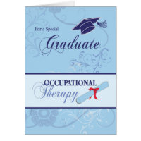 Occupational Therapy Graduation Congratulations, B Card