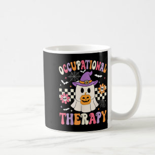 Occupational Therapy Halloween Ot Retro Ghost Ot H Coffee Mug