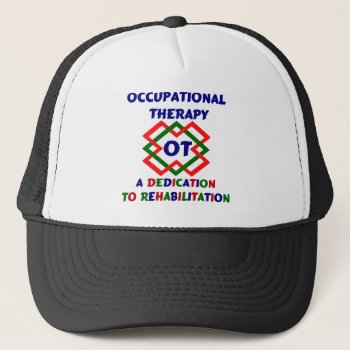 Occupational Therapy Hat by medicaltshirts at Zazzle