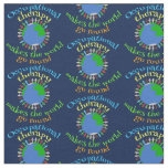 Occupational Therapy Makes the World Go Round Fabric