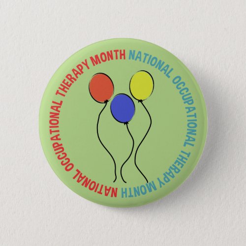 Occupational Therapy Month Button Balloons