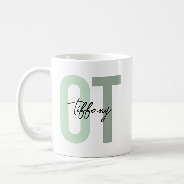 Occupational Therapy Mug • Custom OT Coffee Mug •  (Left)