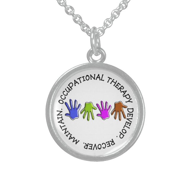 Occupational Therapy Necklace Pendant (Front)