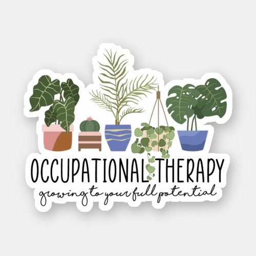 Occupational Therapy Occupational Therapist OT Sticker