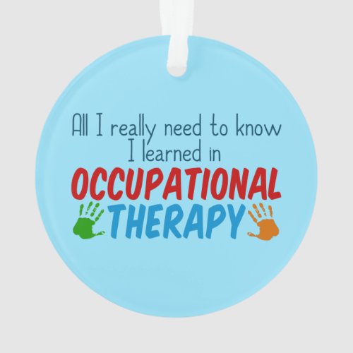 Occupational Therapy Ornament