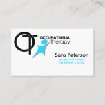 Occupational Therapy - Ot - Black Sky Blue Calling Card at Zazzle