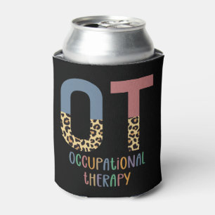 Occupational Therapy OT Cheetah Future OT Gifts Can Cooler