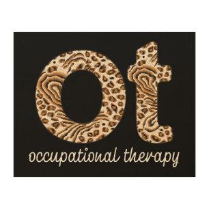 Occupational Therapy OT Cheetah Print