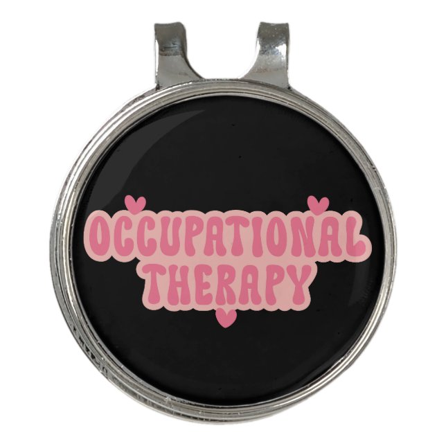 Occupational Therapy OT Golf Hat Clip (Front)