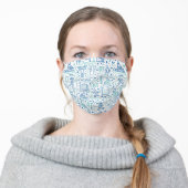 Occupational Therapy OT Pattern Adult Cloth Face Mask (Worn)