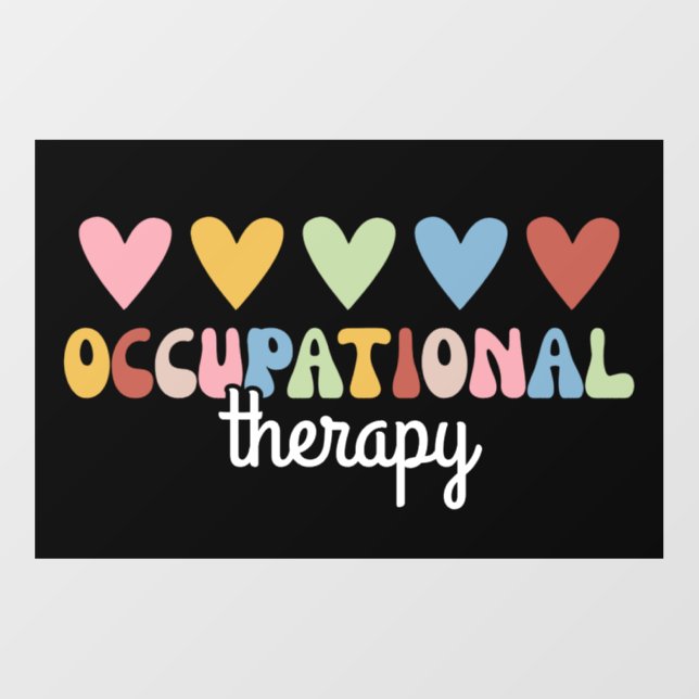 Occupational Therapy OT Professional Wall Decal (Front)