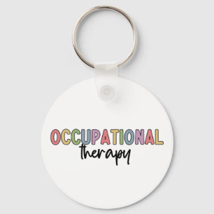 Occupational Therapy OT Student Grad Gifts Keychain