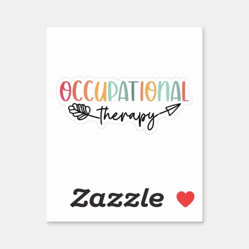 Occupational Therapy OT Therapist Gift Sticker
