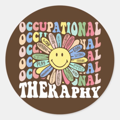 Occupational Therapy OT Therapist Inspire OT Classic Round Sticker