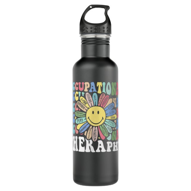 Occupational Therapy OT Therapist, Inspire OT Mont Stainless Steel Water Bottle (Front)