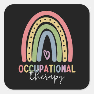 BulbaCraft 100pcs Occupational Therapy Stickers - OT Stickers for Kids & Adults, Occupational Therapy Gifts for Women and Men, Occupational Therapy