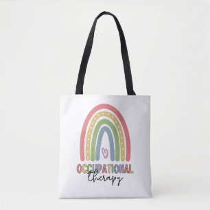 Occupational Therapy OT Therapist Rainbow Tote Bag