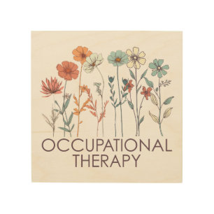 Occupational Therapy OT Wood Wall Art