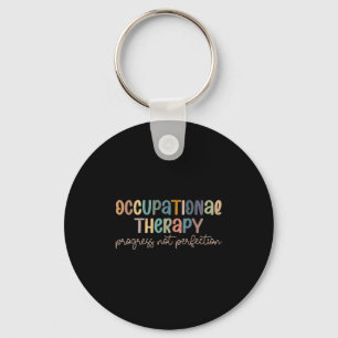 Occupational Therapy Progress Not Perfection Paste Keychain