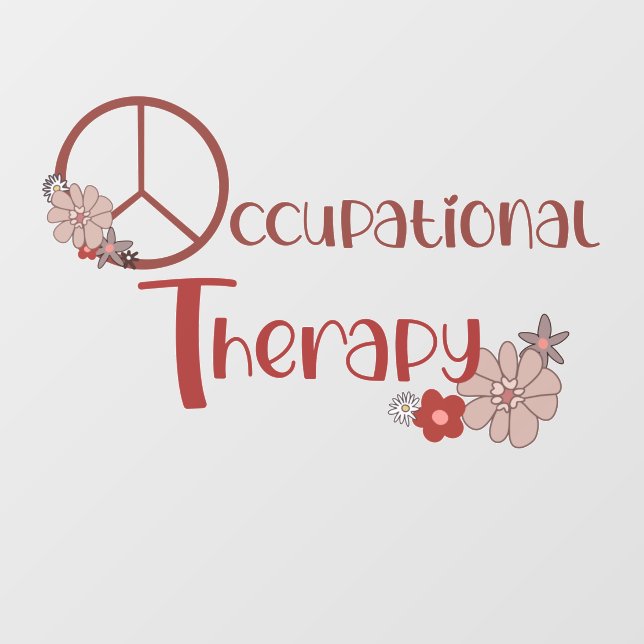 Occupational Therapy Rehab Office  Wall Decal (Front)