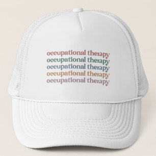 Occupational Therapy Retro OT Student Grad Gifts Trucker Hat
