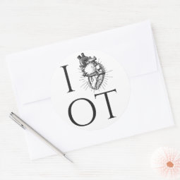 Occupational Therapy Stickers Round Zazzle Occupational Therapy Stickers Round Zazzle