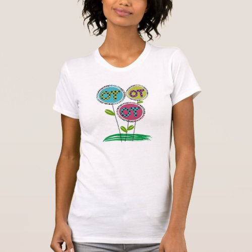 Occupational Therapy T_Shirts Floral Design