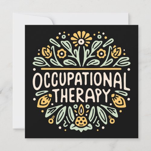 Occupational therapy therapist invitation
