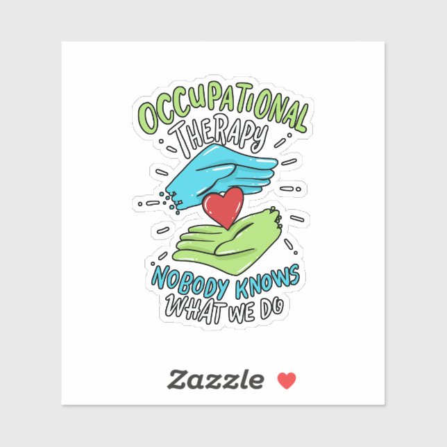 Occupational Therapy Therapist Nurse Gift Sticker (Sheet)