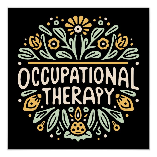 Occupational therapy therapist poster (Front)