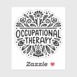 Occupational therapy therapist sticker