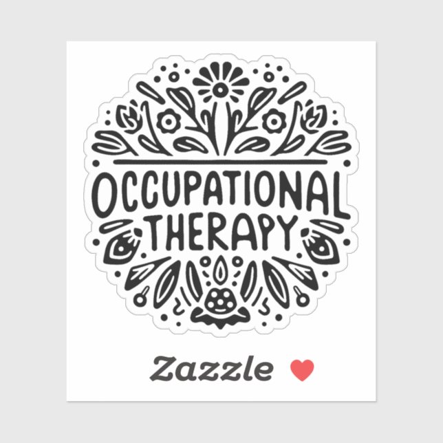 Occupational therapy therapist sticker (Sheet)