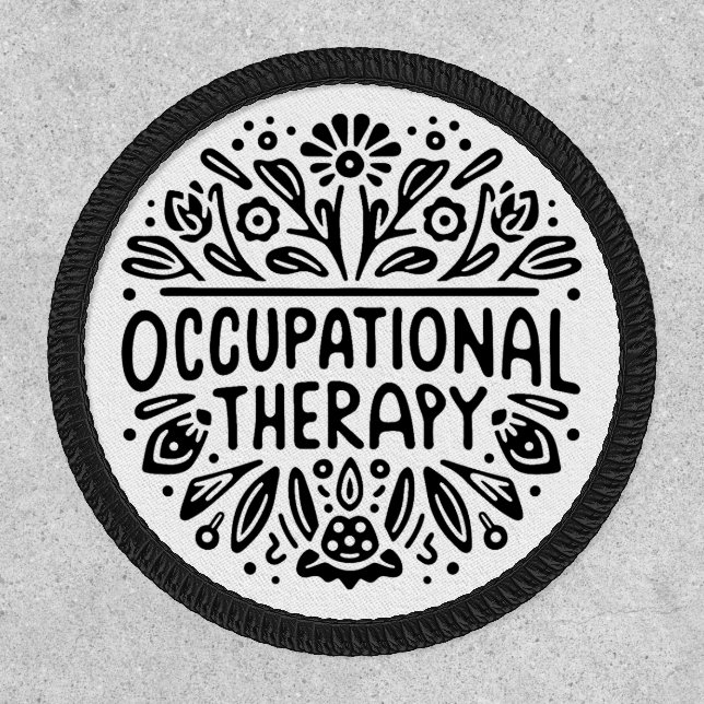 Occupational therapy therapist student aesthetic patch (Front)