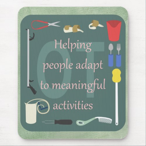 Occupational Therapy Tools for Adaptation Graphic Mouse Pad