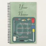 Occupational Therapy Tools for Adaptation Graphic Planner<br><div class="desc">Here are some of the tools used to help people adapt to meaningful daily activities. Occupational Therapy is so much more than what is depicted here, but these are unique to the field and will be instantly recognizable to those who have used them and to those who have studied or...</div>