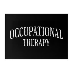 Occupational Therapy Vintage Acrylic Print